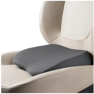 OSTWOLKE Sitzkissen Ergonomisches Autositzkissen aus Memory Foam Keilkissen für Autositze, zur Sitzerhöhung & Haltungssupport, Rutschfeste Unterseite grau