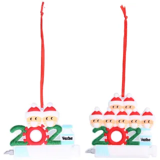 Personalisierte Weihnachtsbaumkugeln Zum Thema Impfstoff 2021, Geschenke Für Familie Und Freunde