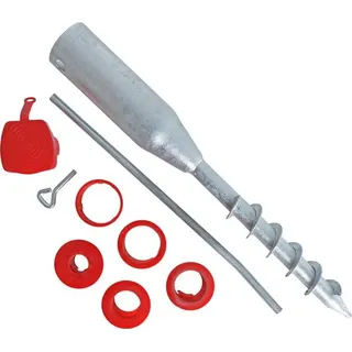 Estexo Bodenhülse Metall Silber