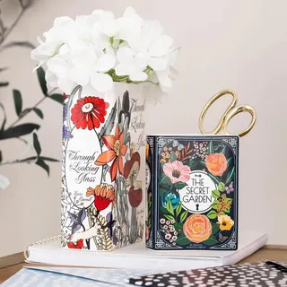 Book Vase, Keramik Buch Vasen, Bücherform Dekorative Vase, Buchvase Für Blumen, Niedliche Bücherregal Dekoration Aesthetic Room Decor Moderne Schicke Vase Für Heimdekoration Wohnzimmer