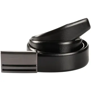 Monti Koppelgürtel Materialmix 3,5 cm schwarz 85