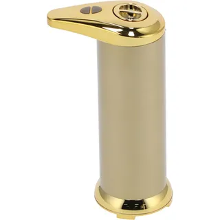 Seifenspender Gold 250ml Berührungsloser Infrarot Sensor | Transparentes Sichtfenster, verbesserter Sensor, wasserdichtes ABS-Gehäuse, für Küchenspüle und Badezimmer