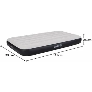 Avenli Luftmatratze Camping 1 Person 191x99x25cm Luftbett Campingmatratze