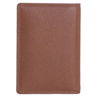 Josephine Osthoff Visitenkartenetui Ausweisetui Personalausweis Ausweishülle Leder Damen Ausweistasche Herren passport cover RFID-Schutz ohne Mün... - Beige