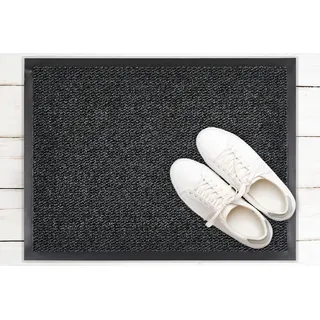 andiamo Fußmatte Venus - Schmutzfangmatte für den Hauseingang - flexibel einsetzbar als Türmatte innen, Fußabtreter im überdachten Außenbereich oder als Schuhmatte Braun 80 x 120 cm