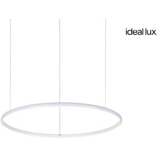 Ideal Lux LED Pendelleuchte HULAHOOP, rund, Ø 610 mm, 30W, 3000K, 3000lm, IP20, höhenverstellbar, weiß IDEA-258775