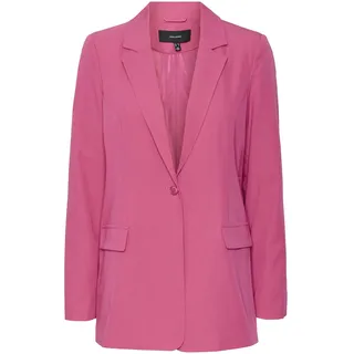 VERO MODA Damen Vmzelda Loose Noos Blazer, Pink Yarrow, 36 EU - 36
