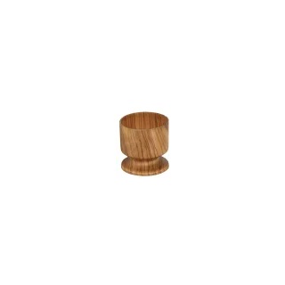 Metaltex Oliven-Holz Eierbecher 580680000 , 1 Stück, Ø 4,5 cm