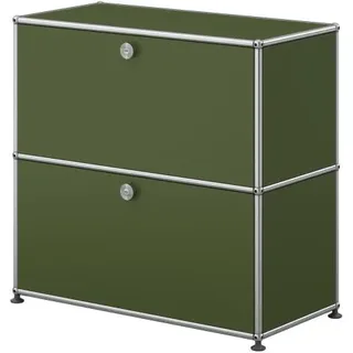 USM Haller Sideboard mit 2 Klapptüren Olivegrün