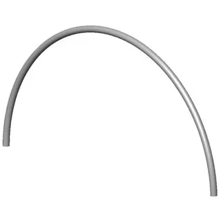 Dornbracht Rohr für Duschvorhangring Ersatzteile 04282203500 Weiß matt 04282203500-10