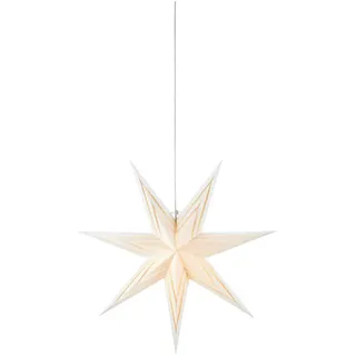 Markslöjd Dekostern Sombra, Weiß, Papier, Stern, Stern, 70x70x16 cm, zum Hängen, Dekoration, Weihnachtsdekoration, Adventssterne