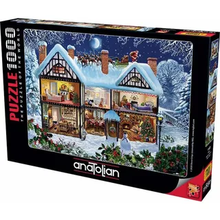 Anatolian Puzzle Haus zu Weihnachten 1000 Teile