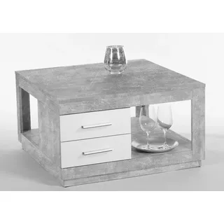 Stella Trading Couchtisch Festival Grau Holz 80 x 45,6 x 80 cm