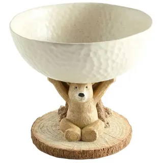 Next Obstschale Bertie Bear Obstschale, Kunstharz, Keramik, (1-tlg) beige