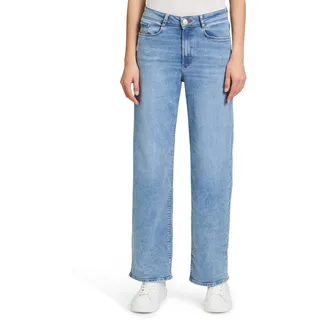 Betty & Co High Waisted-Jeans mit weitem Bein Light Blue Denim | Gr.: 44,