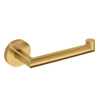 Brillantbad Papierrollenhalter Messing Gold matt