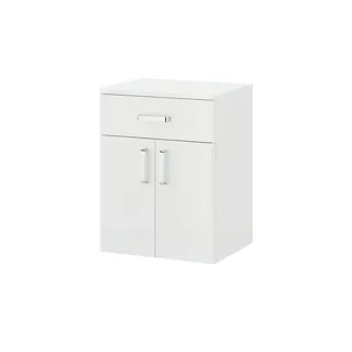 Bad-Unterschrank  Bodensee , weiß , Maße (cm): B: 50 H: 75 T: 39.0
