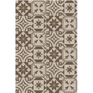 Esschert Design Outdoor-Teppich 182x122 cm Wabenmuster