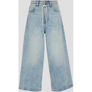 s.Oliver - Jeans-Culotte Suri / Regular Fit / High Rise / Wide Leg, Damen, blau, 46