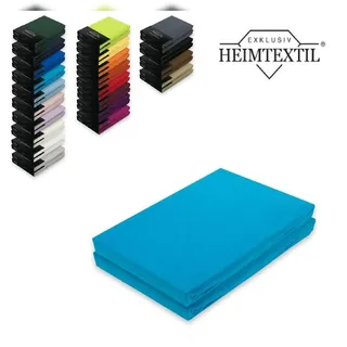 EXKLUSIV HEIMTEXTIL Jersey Spannbettlaken Premium  Marke Doppelpack  60 x 120 - 70 x 140 cm Türkis