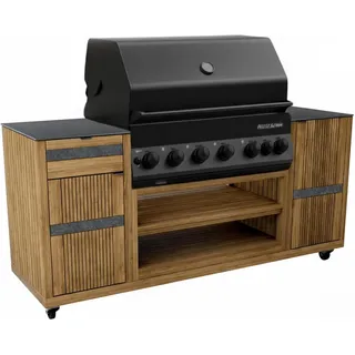 Endorphin Outdoorküche Teak schwarz