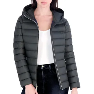 Michael Kors Packbare Pufferjacke für Damen, leichte Daunenalternative, Efeu, L - L