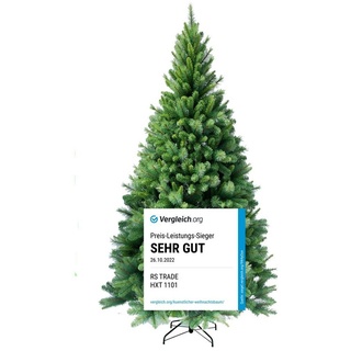 RS Trade Künstlicher Weihnachtsbaum HXT 1101 Weihnachtsbaum grün 180 cm