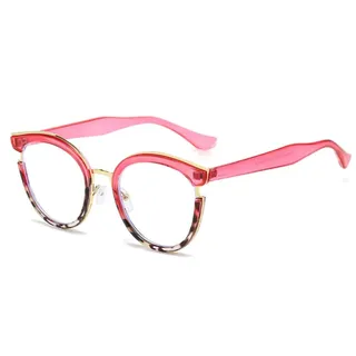 MUTYNE Vintage Luxus Cat Eye Brillengestell Frauen für Männer Mode Trend Damen Brillengestelle - Einheitsgröße