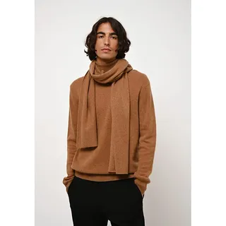 AUTHENTIC CASHMERE Kaschmir-Schal "Vaymont" in Hellbraun - (L)200 x (B)30 cm