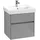 Waschbeckenunterschrank 56 x 55 cm Glossy Grey
