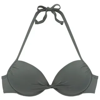 LASCANA Push-Up-Bikini-Top Damen oliv Gr.42 Cup B