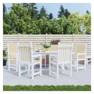 vidaXL Niederlehner Auflage 100 x 50 x 3 cm beige 6 St.