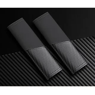 LGBWF Auto Gurtpolster, für SEAT Cupra Terramar 2025 Schutz Schulterpolster Komfort Langlebig Seat Belt Padding, Car Zubehör,A-Black