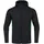 Kapuzenjacke Kinder schwarz meliert/sportgrün 164