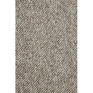 Teppichboden ANDIAMO "Kairo, Schlinge, Gesamthöhe 8 mm, Made in Netherlands", grau (stahlgrau), B:400cm L:500cm, Kunstfaser, Teppiche, meliert, Breite 400 cm, Wohnzimmer, strapazierfähig & robust