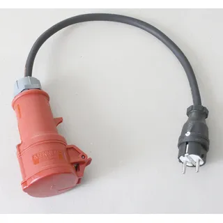 Messadapter Prüfadapter Schuko auf 16A CEE für Fluke Gossen Beha 1240