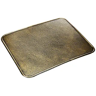 Kamino Flam Kaminbodenplatte Altmessing 50 x 60 cm