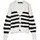 VMLEA LS V-Neck Cuff Cardigan Schwarz/Weiß L