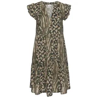 LASCANA Sommerkleid mit Animalprint Grün 34