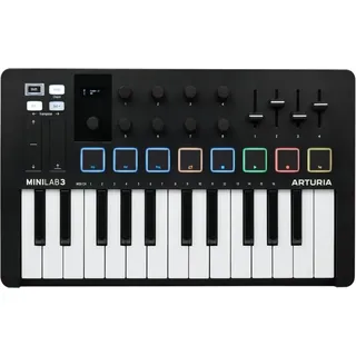 Arturia MiniLab 3 Black - Midi Keyboard