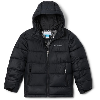 Columbia Unisex Kids Pike Lake II Hooded Puffer Jacket, BLACK, S