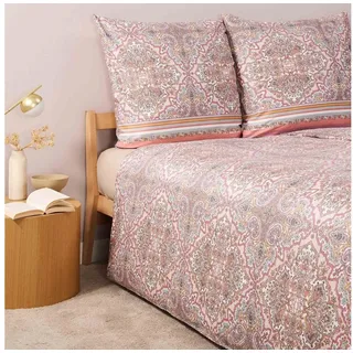 Bassetti Bettwäsche MARECHIARO, Satin, aus Baumwollsatin mit Reißverschluss beige