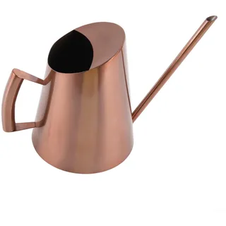 Gießkanne aus Edelstahl mit langem Auslauf für präzise Pflanzenpflege im Innen- und Außenbereich, rostbeständiger Metallgießtopf mit modernem schlankem Design in Kupfer, Gold oder Schwarz, fo(1500 ml
