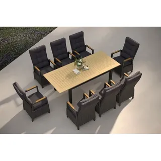 Hartman Garten-Essgruppe Lunar grau