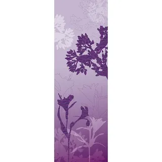 ARCHITECTS PAPER Fototapete "Mystic Blossoms Violet" Tapeten Floral Tapete Natur Lila Violett Panel 1,00m x 2,80m Gr. B/L: 1 m x 2,8 m, lila Fototapeten Blumen