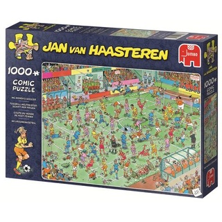 Jumbo 19091 Jan van Haasteren Fussball Weltmeisterschaft der Frauen 1000 Teile Puzzle
