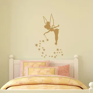 Ambiance-Live Fairy-tink2 Aufkleber Fee, weiß, 70 x 55 cm