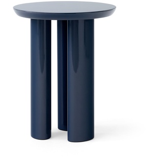 &Tradition - Tung Table JA3, Ø 38 x 48 cm, steel blue
