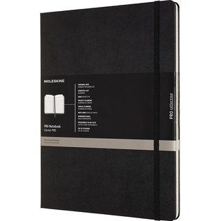 Moleskine, Heft + Block, Professionelles Notizbuch XXL, Hard Cover, Schwarz (27.9 x 21.6 cm, Speziallineatur, Harter Einband)