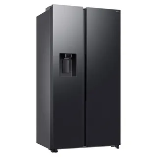 Samsung RS70F65KEFEF Side-by-Side (640 l, 1784 mm hoch, Schwarz)